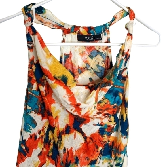 A.n.a WOMENS COLORFUL SUMMER TOP SIZE SMALL - Picture 3 of 4